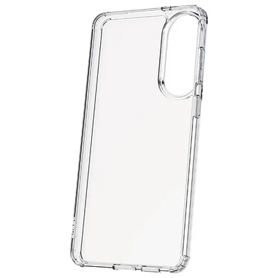Étui rigide ajusté de TUFF8 pour Galaxy S25 Edge - Transparent