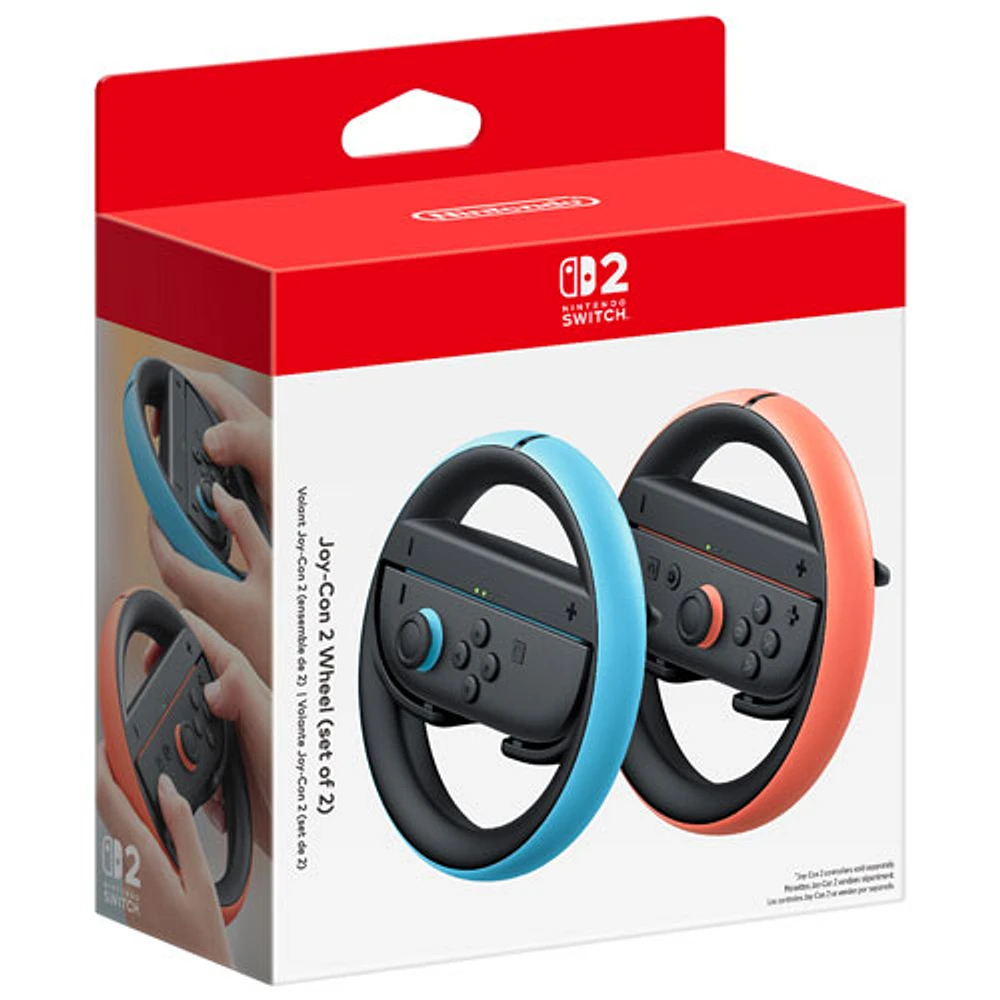 Volant Joy-Con 2 de Nintendo Switch 2 - Ensemble de 2 - Bleu/Rouge