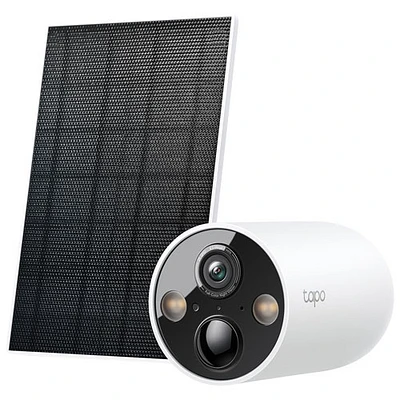 Caméra de surveillance à énergie solaire d'intérieur et d'extérieur sans fil 2K Tapo de TP-Link