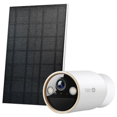 TP-Link Tapo Solar-Powered Wire-Free Indoor & Outdoor 4K Ultra HD IP Camera