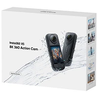 Insta360 X5 Waterproof 8k 360° Sports Camera Essentials Bundle