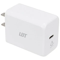 Chargeur mural USB-C PD de 30 W de LBT (LBTPD30W2)