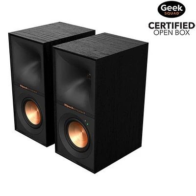 Open Box - Klipsch R40PM 70-Watts Bookshelf Speaker - Pair - Black