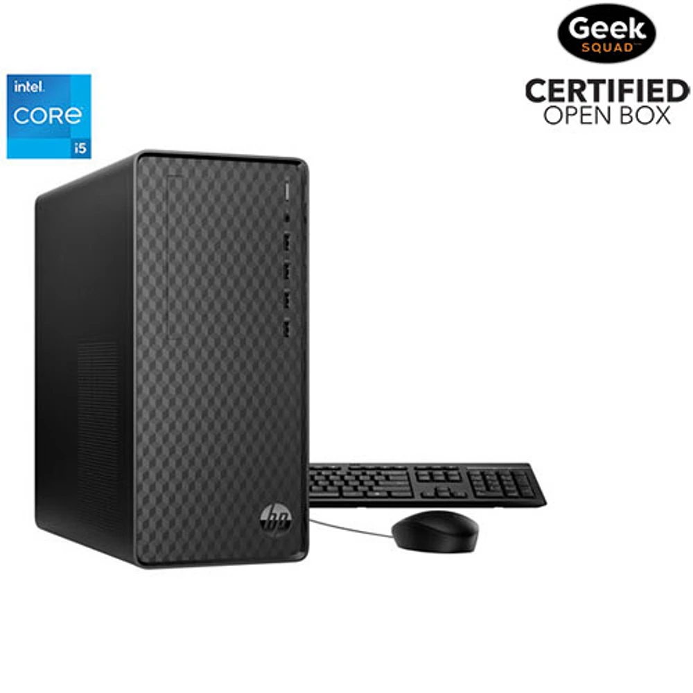 Boîte ouverte - Ordinateur de bureau de HP (Core i5-12400 d'Intel/RAM 8 Go/DD 512 Go/Windows 11)