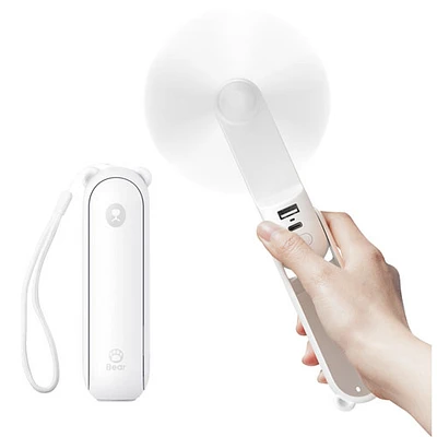 Ventilateur portatif Life8 Plus de Jisulife - Blanc