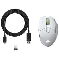 Corsair Scimitar Elite SE MMO 33000 DPI Bluetooth Gaming Mouse - White - Only at Best Buy