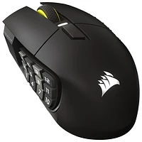 Corsair Scimitar Elite SE MMO 33000 DPI Bluetooth Gaming Mouse - Gun Metal