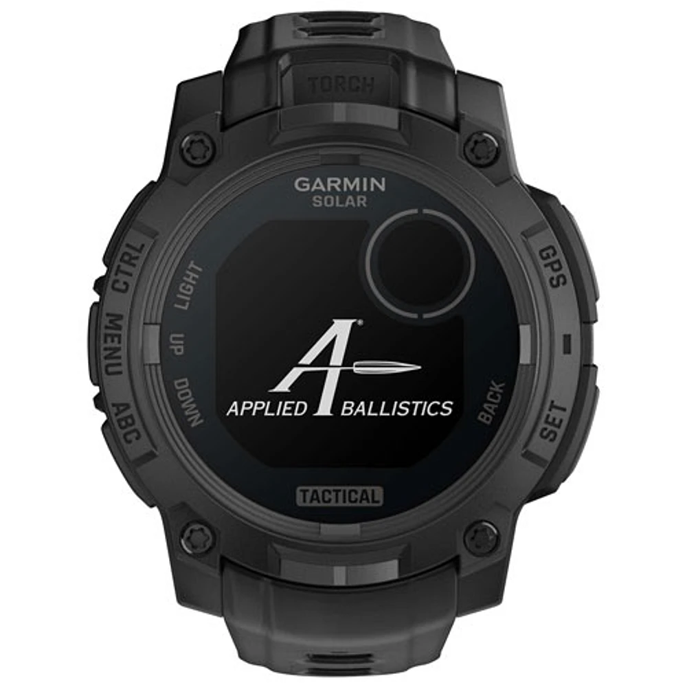 Montre intelligente multisport Bluetooth de mm Instinct 3 édition Solar Tactical de Garmin