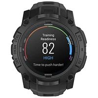 Montre intelligente multisport Bluetooth de 45 mm à écran AMOLED Instinct 3 édition Tactical de Garmin - Noir