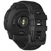 Montre intelligente multisport Bluetooth de 45 mm à écran AMOLED Instinct 3 édition Tactical de Garmin - Noir