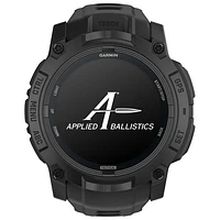 Montre intelligente multisport Bluetooth de 45 mm à écran AMOLED Instinct 3 édition Tactical de Garmin - Noir