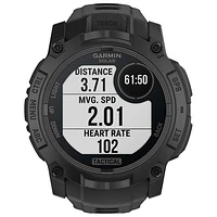 Garmin Instinct 3 Solar Tactical Edition 50mm Bluetooth Multisport Smartwatch - Black