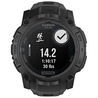 Garmin Instinct 3 Solar Tactical Edition 50mm Bluetooth Multisport Smartwatch - Black