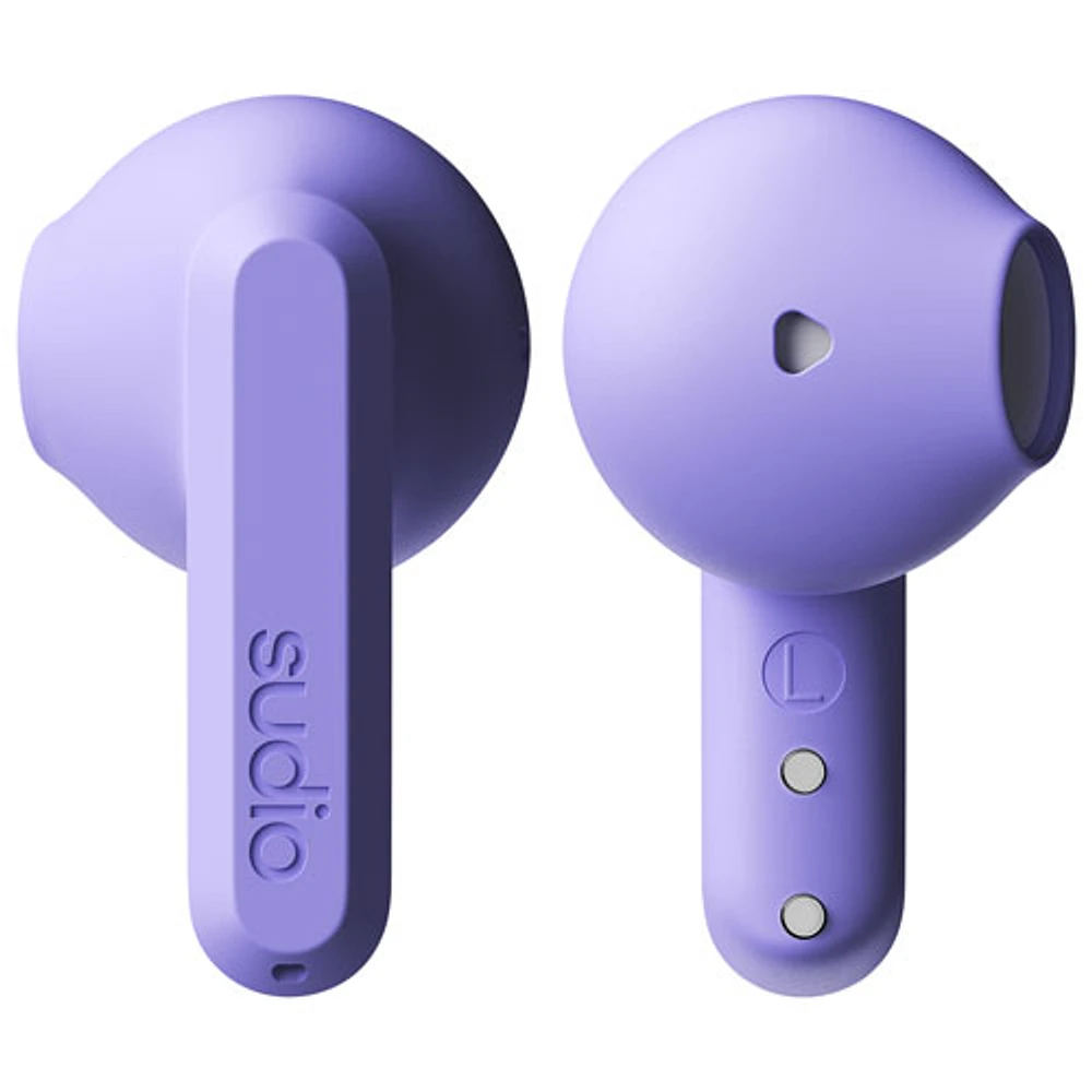 Écouteurs boutons 100 % sans fil A3 de Sudio Audio - Violet