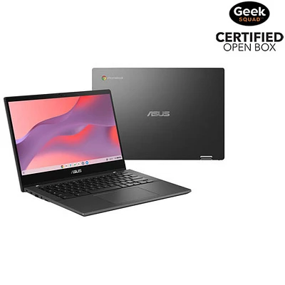 Boîte ouverte - Chromebook 2-en-1 à écran tactile de 14 po CM14 Flip d'ASUS - Gris (Kompanio 520 de MediaTek/RAM 8 Go/SSD 128 Go)
