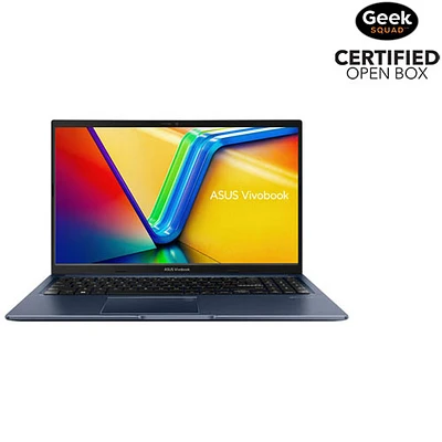 Boîte ouverte - Portable professionnel 15,6 po VivoBook 15 d'ASUS - Bleu calme (Ryzen 7 5825U d'AMD/RAM 16 Go/SSD 1 To/Windows 11 Famille)
