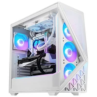 iBUYPOWER Slate 9 Series Gaming PC - White (Intel Ultra 9-285K/32GB RAM/2TB SSD/RTX 5070 12GB/Win 11)
