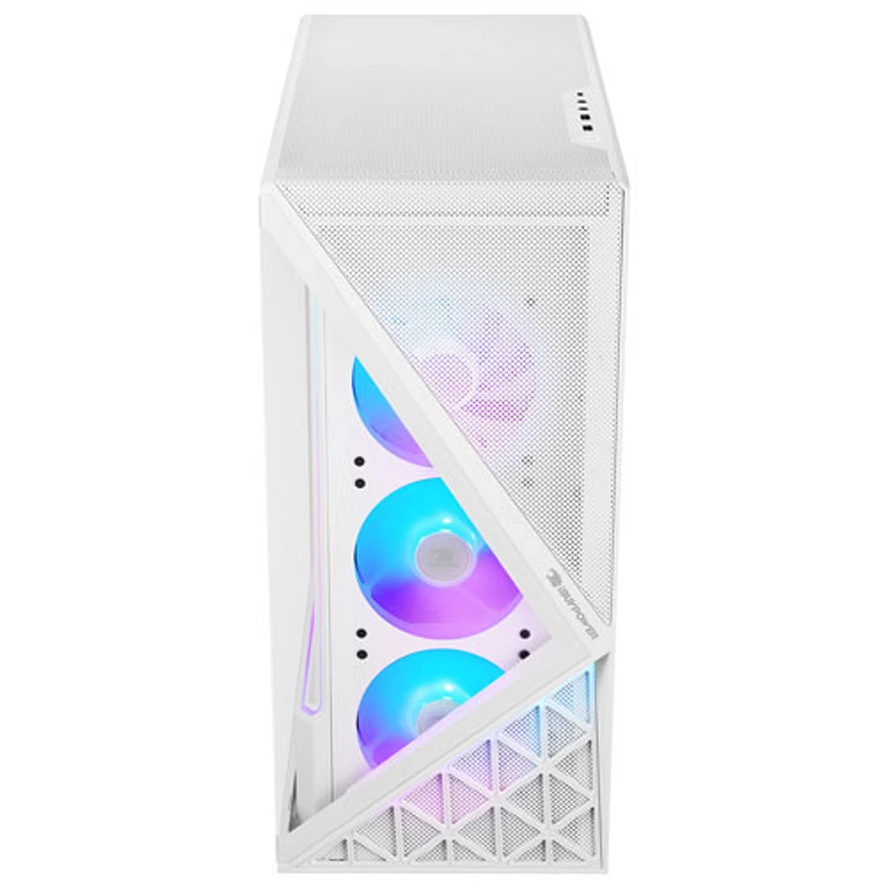 iBUYPOWER Slate 9 Series Gaming PC - White (Intel Ultra 9-285K/32GB RAM/2TB SSD/RTX 5070 12GB/Win 11)