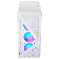 iBUYPOWER Slate 9 Series Gaming PC - White (Intel Ultra 9-285K/32GB RAM/2TB SSD/RTX 5070 12GB/Win 11)