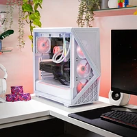 iBUYPOWER Slate 9 Series Gaming PC - White (Intel Ultra 9-285K/32GB RAM/2TB SSD/RTX 5070 12GB/Win 11)