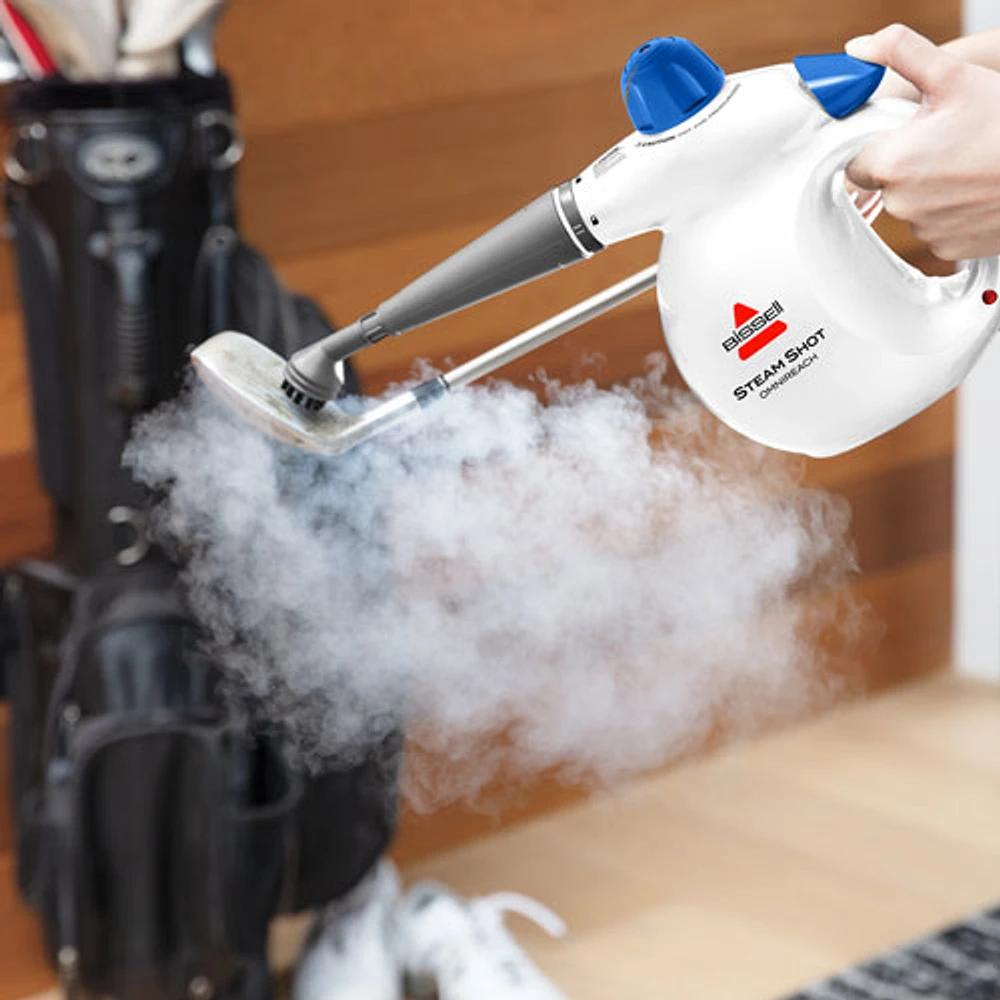 Nettoyeur à vapeur portatif Steam Shot OmniReach de Bissell - Blanc