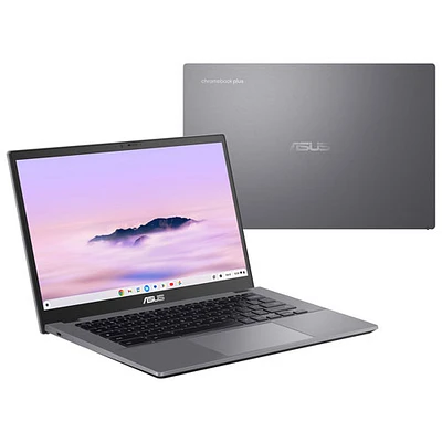 ASUS Plus CX34 14" Touchscreen Chromebook - Rocky Grey (Intel Core i3-1315U/128G UFS/8GB RAM/ChromeOS)