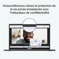 ASUS Plus CX34 14" Touchscreen Chromebook - Rocky Grey (Intel Core i3-1315U/128G UFS/8GB RAM/ChromeOS)