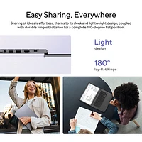 ASUS CX34 Chromebook Plus 14" Touchscreen Chromebook - Rocky Grey (Intel Core i3-1315U/128G UFS/8GB RAM/ChromeOS)