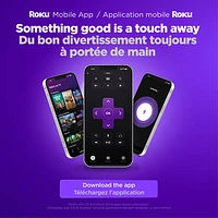 Lecteur multimédia de diffusion en continu Streaming Stick HD de Roku avec télécommande