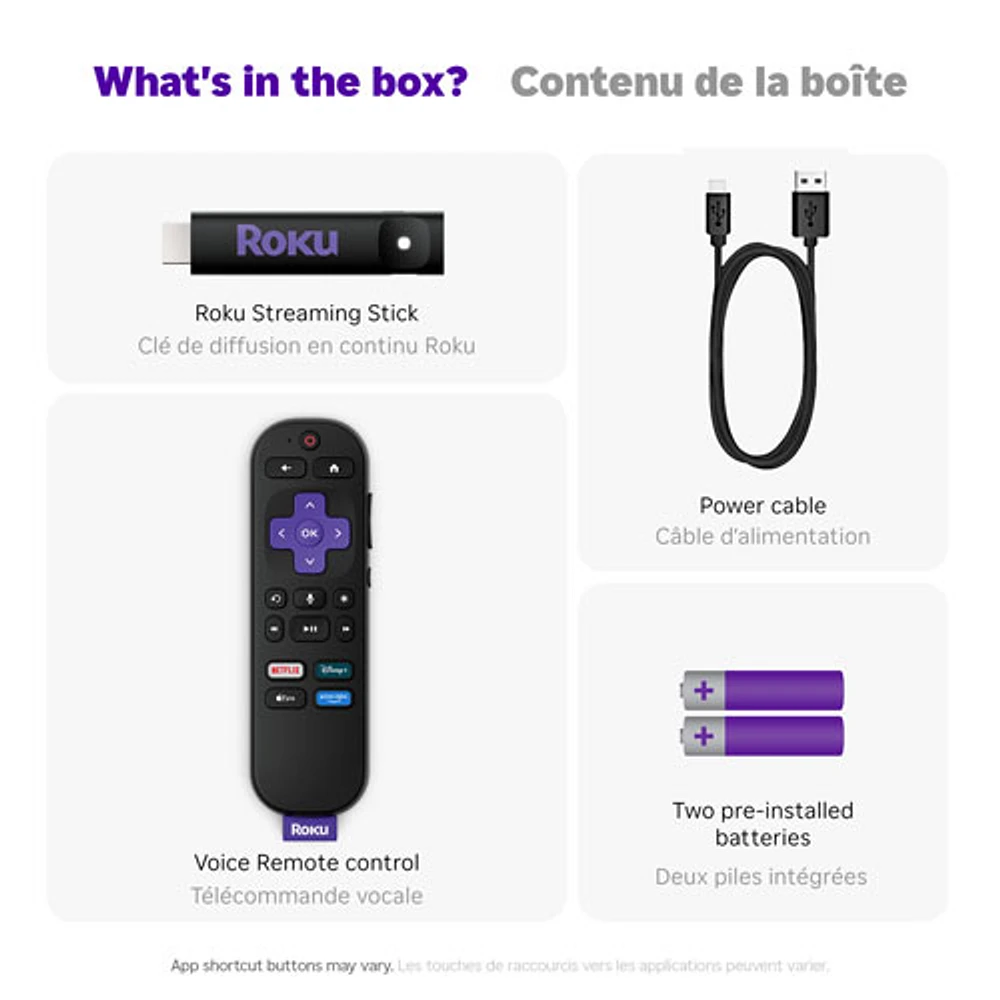 Roku Streaming Stick HD Media Streamer with Remote