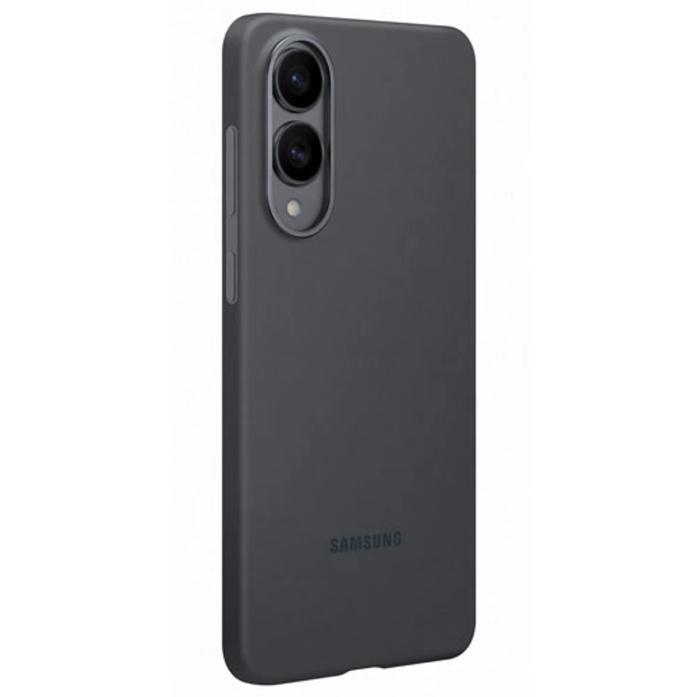 Samsung Silicone Fitted Soft Shell Case for Galaxy S25 Edge - Black