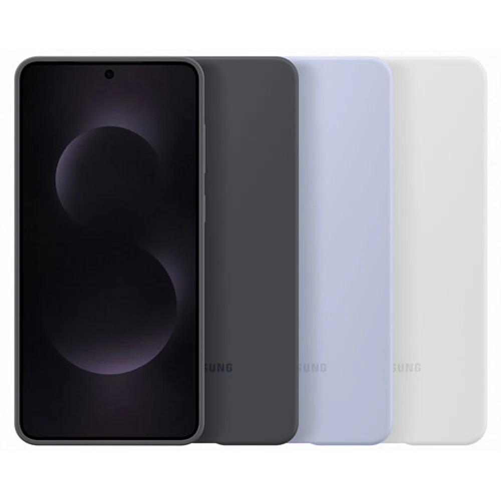 Étui souple ajusté en silicone de Samsung pour Galaxy S25 Edge - Noir