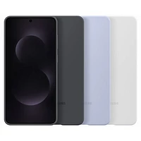 Étui souple ajusté en silicone de Samsung pour Galaxy S25 Edge - Noir