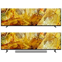 Téléviseur intelligent Google HDR DEL UHD 4K de 75 po Bravia XR de Sony (XR75X90LC) - 2023