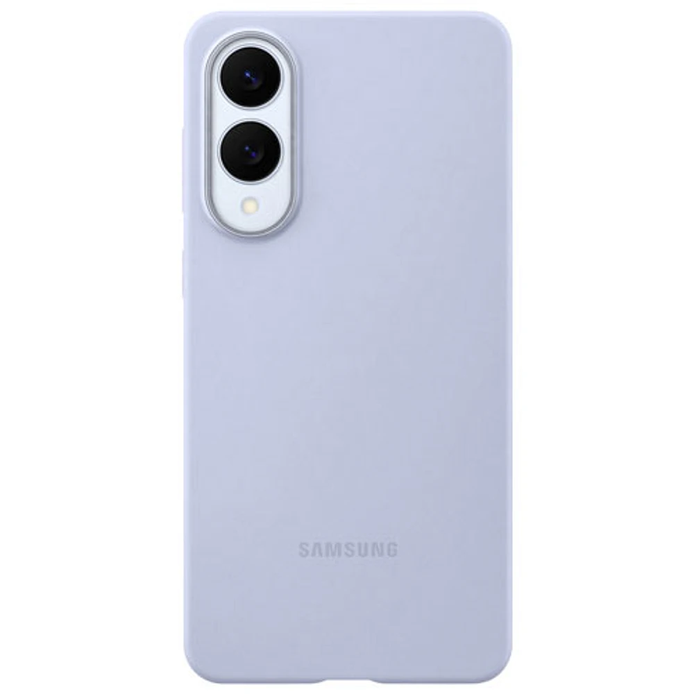Étui souple ajusté en silicone de Samsung pour Galaxy S25 Edge - Bleu