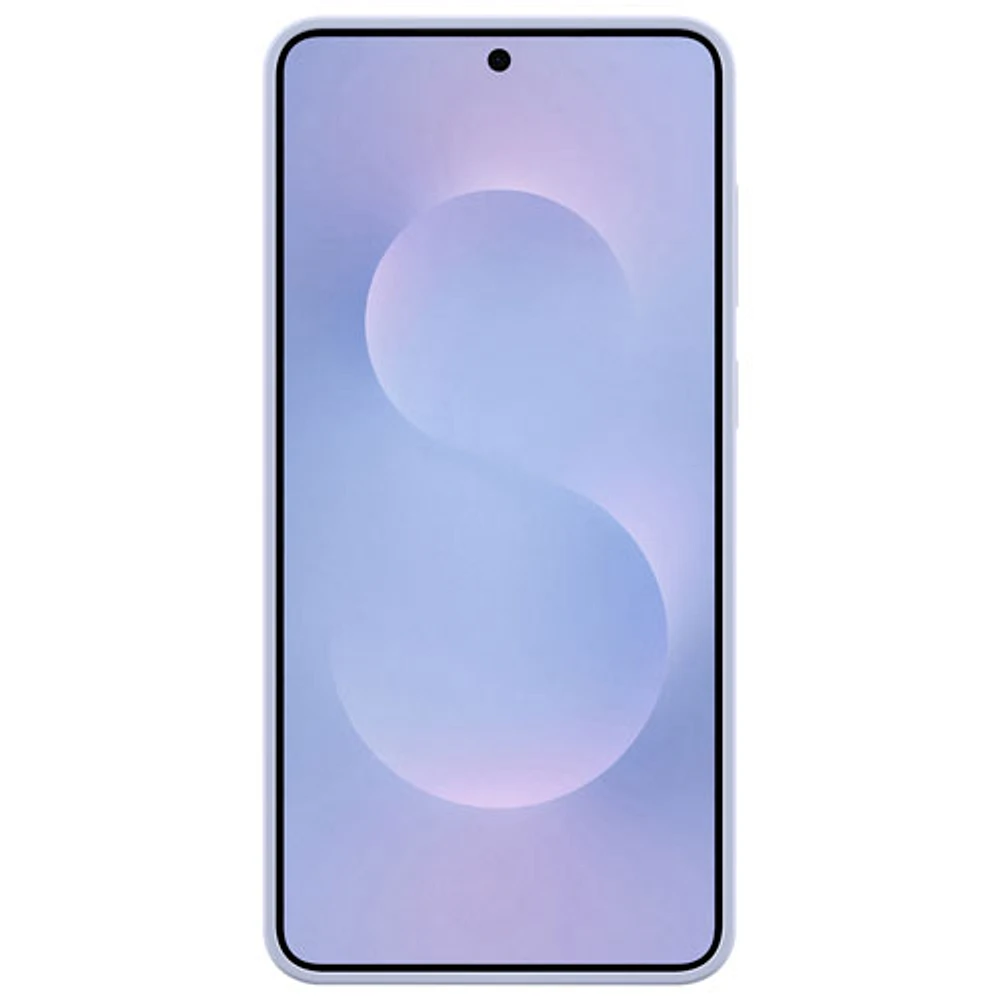 Étui souple ajusté en silicone de Samsung pour Galaxy S25 Edge - Bleu