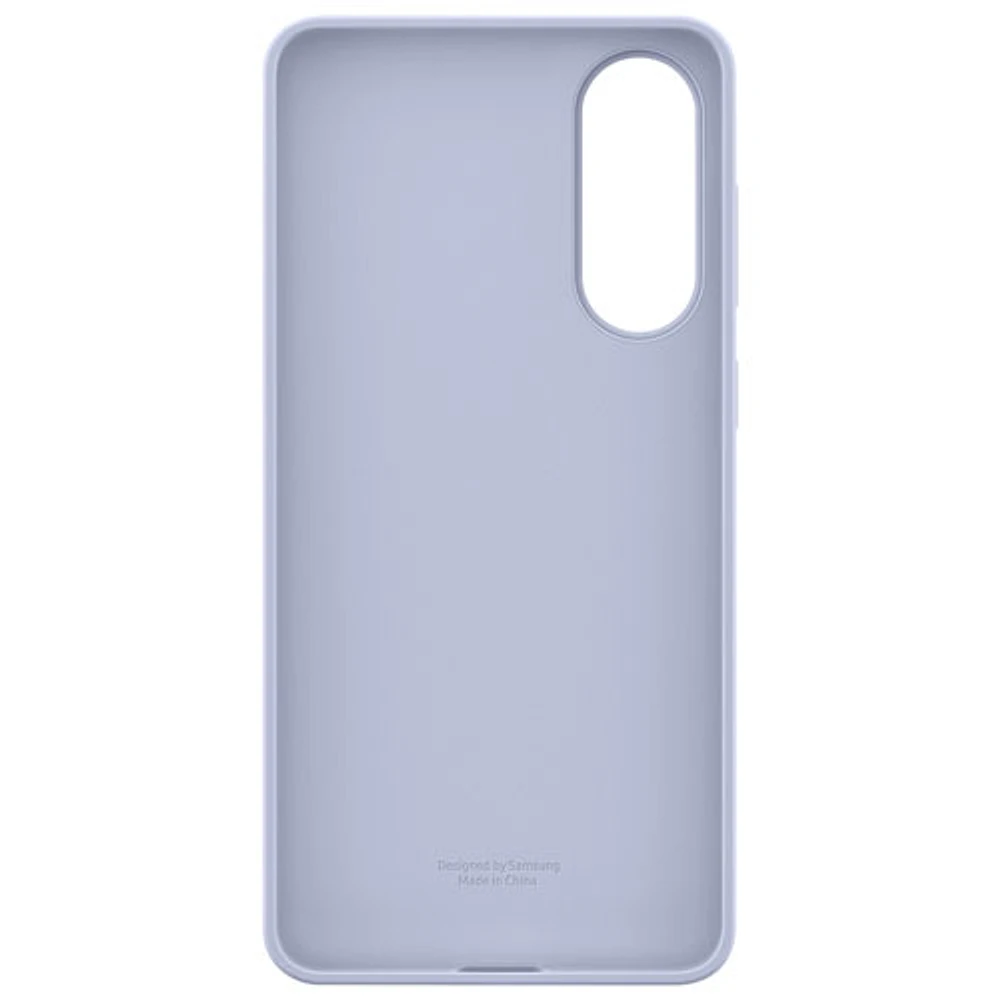 Étui souple ajusté en silicone de Samsung pour Galaxy S25 Edge - Bleu