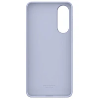 Étui souple ajusté en silicone de Samsung pour Galaxy S25 Edge - Bleu