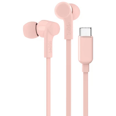 couteurs boutons SoundForm de Belkin avec connecteur USB-C