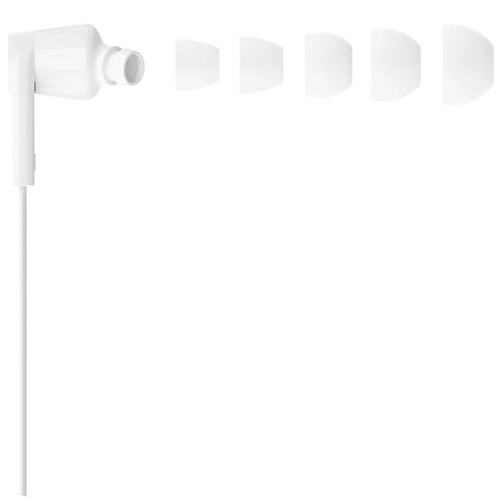 Écouteurs boutons SoundForm de Belkin avec connecteur USB-C - Blanc
