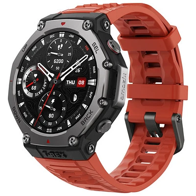 Amazfit T-Rex 3 38mm Smartwatch with Heart Rate Monitor - Lava
