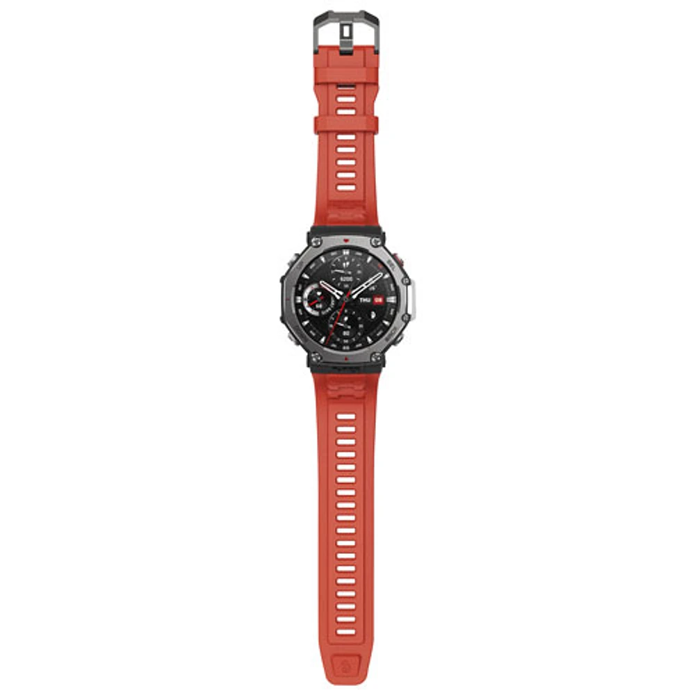 Amazfit T-Rex 3 38mm Smartwatch with Heart Rate Monitor - Lava