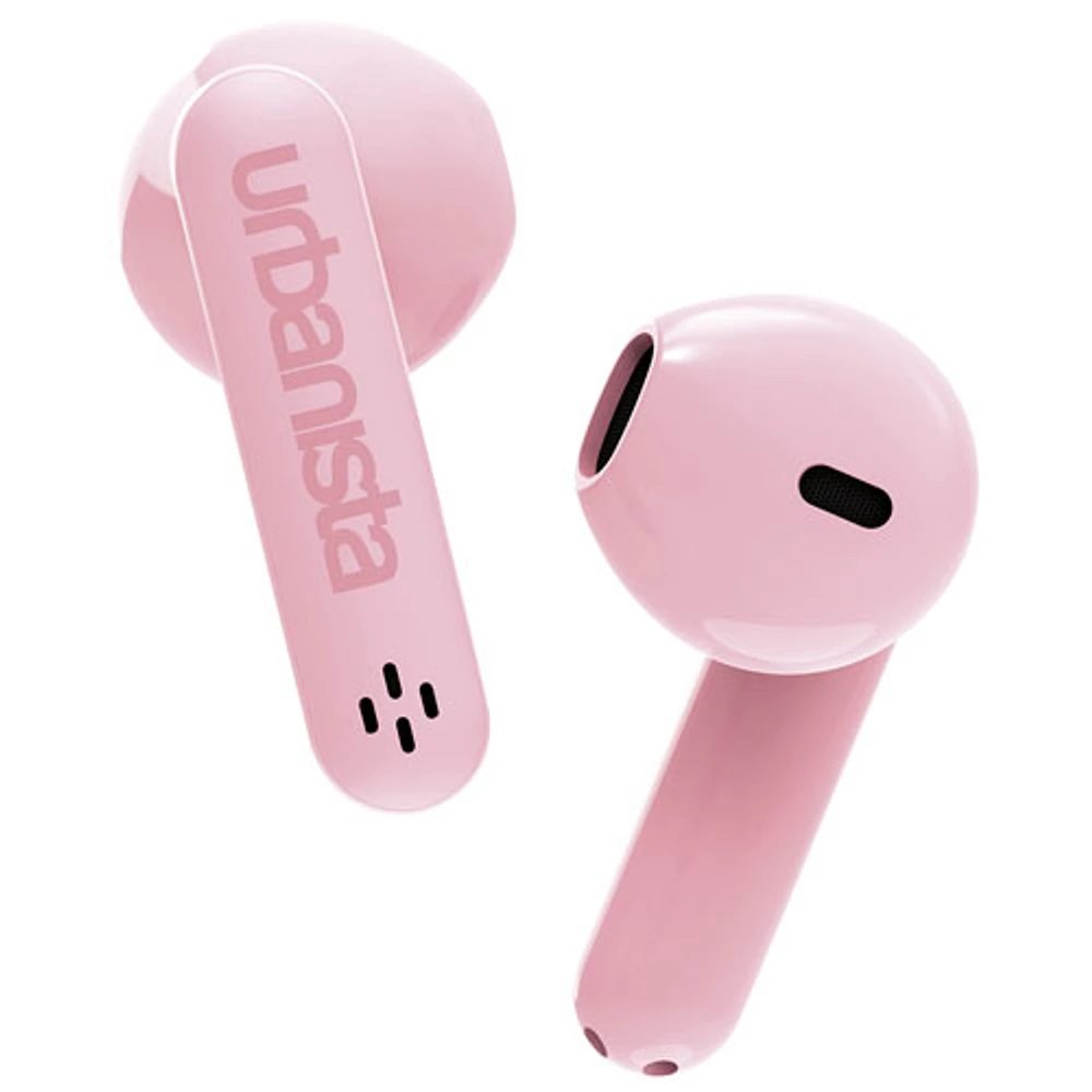 Écouteurs boutons 100 % sans fil Austin d'Urbanista - Rose pastel
