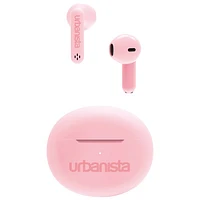 Écouteurs boutons 100 % sans fil Austin d'Urbanista - Rose pastel