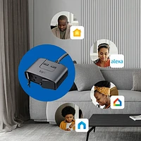 Prise intelligente Wi-Fi extérieure à 2 prises Tapo de TP-Link - Noir
