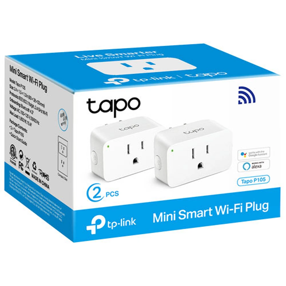 Mini prises intelligentes Wi-Fi Tapo de TP-Link