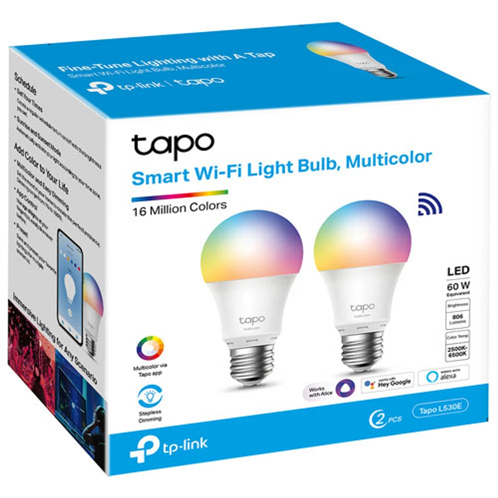 Ampoule DEL intelligente Wi-Fi Tapo de TP-Link - Paquet de