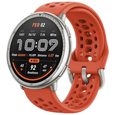Amazfit Active 2 44mm Smartwatch with Heart Rate Monitor - Red
