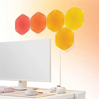 Panneaux lumineux hexagonaux de Nanoleaf - Trousse intelligente - 5 panneaux
