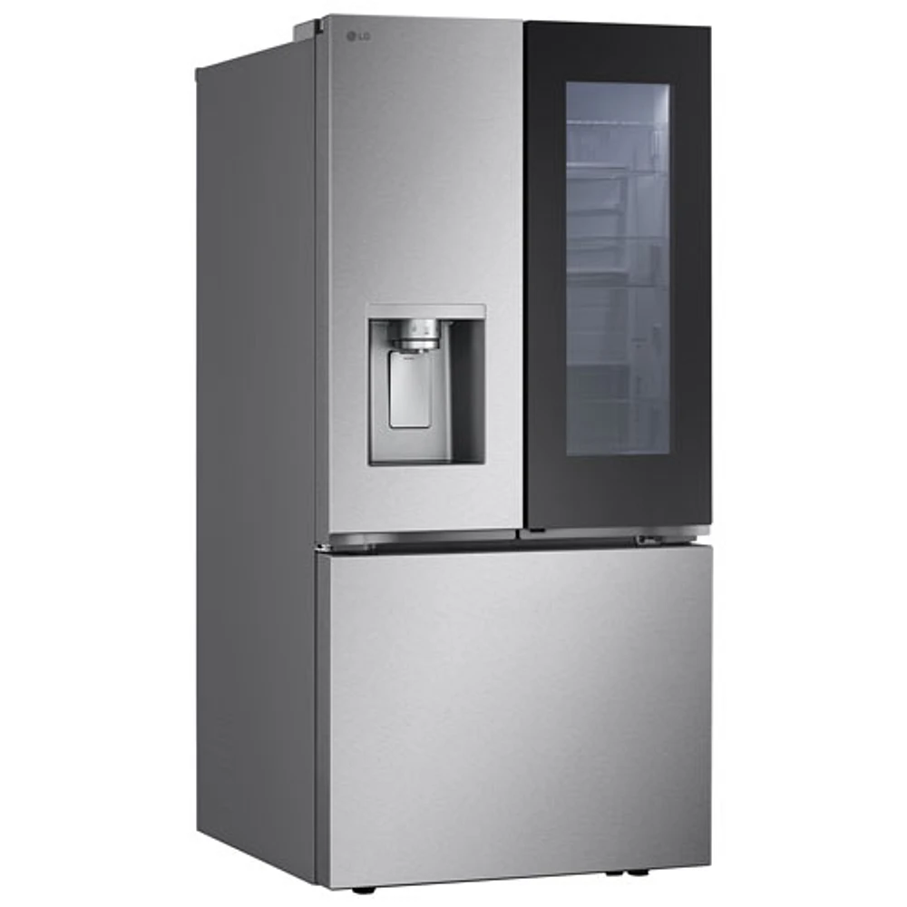 LG 33" 24.5 Cu. Ft. French Door Refrigerator with Water & Ice Dispenser (LF25S6560S) - Stainless Steel